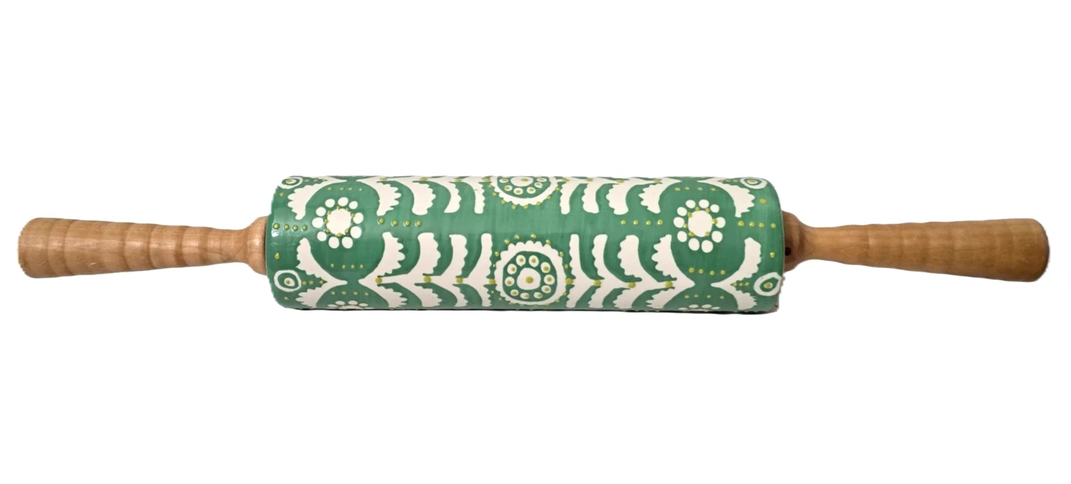 Anthropologie Home Brentanella Rolling Pin Decorative Stoneware Wood Handpainted
Opens in a new wind