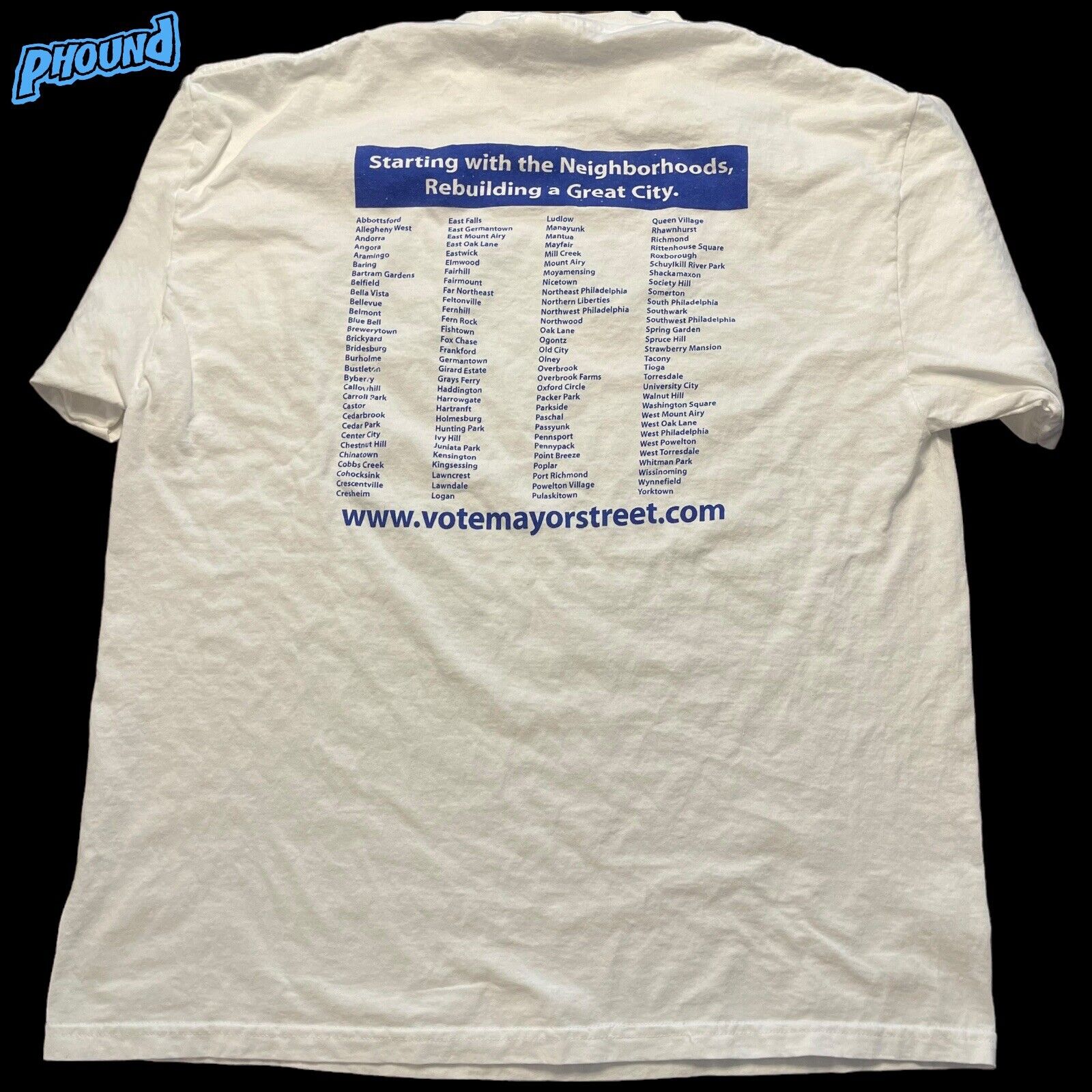 Vtg Y2K Philadelphia T-Shirt Mens L John Street M… - image 2