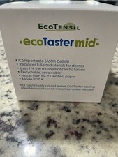 EcoTensil EcoTaster Paperboard Mid Taster - 3 3/4"L x 1 3/8"W 2 Boxes Of 500