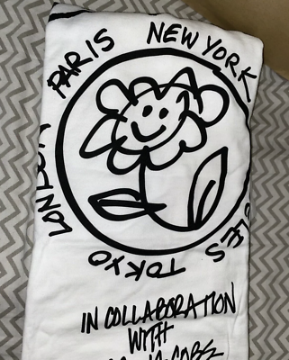 Stussy 40th anniversary white Marc Jacob tee World Tour (2020