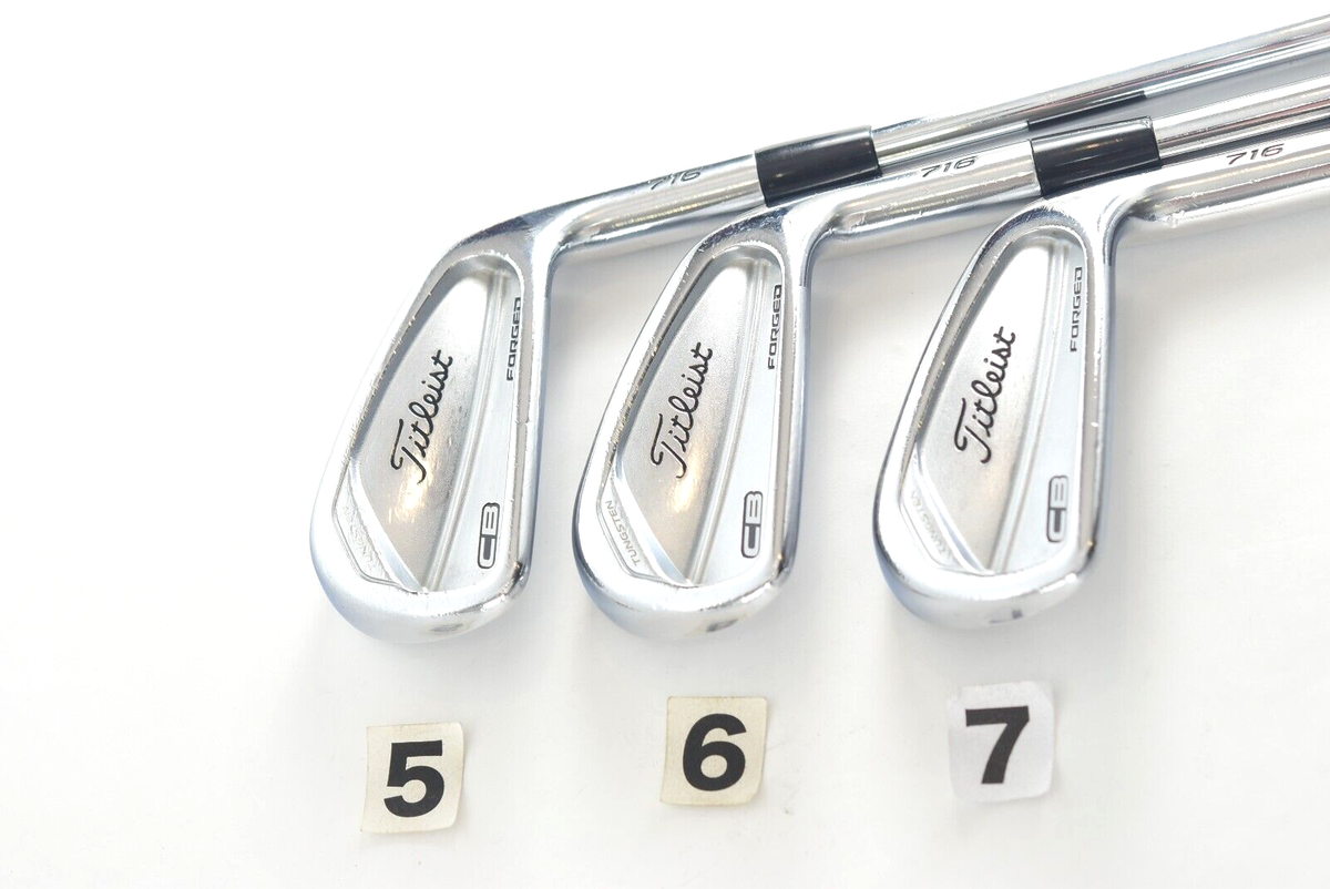 6p Titleist 716 CB Forged 5-6-7-8-9-P RH Golf Iron Set DG