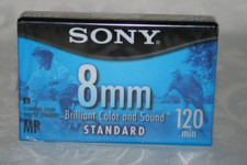 Sony 8mm MP Standard 120min Blank Tape Brilliant Color  Sound Sealed
