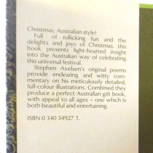 Eucalyptus Christmas by Stephen Axelsen HC DJ 1983 children's Picture book - Picture 2 of 14