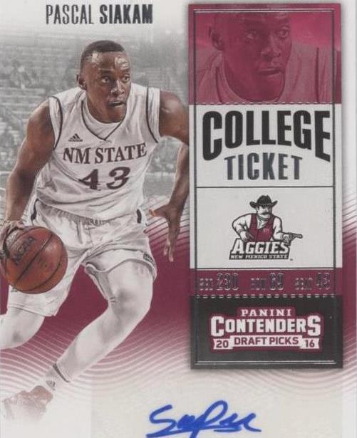 2016-17 Panini Contenders Draft Picks - Pascal Siakam #143 - 1 of 2