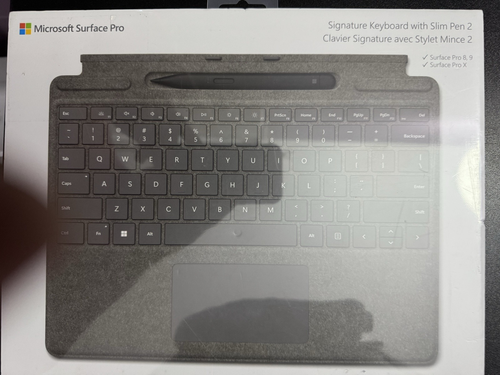 NEW Microsoft Surface Pro Signature Keyboard with Surface Slim Pen 2 PLATINUM