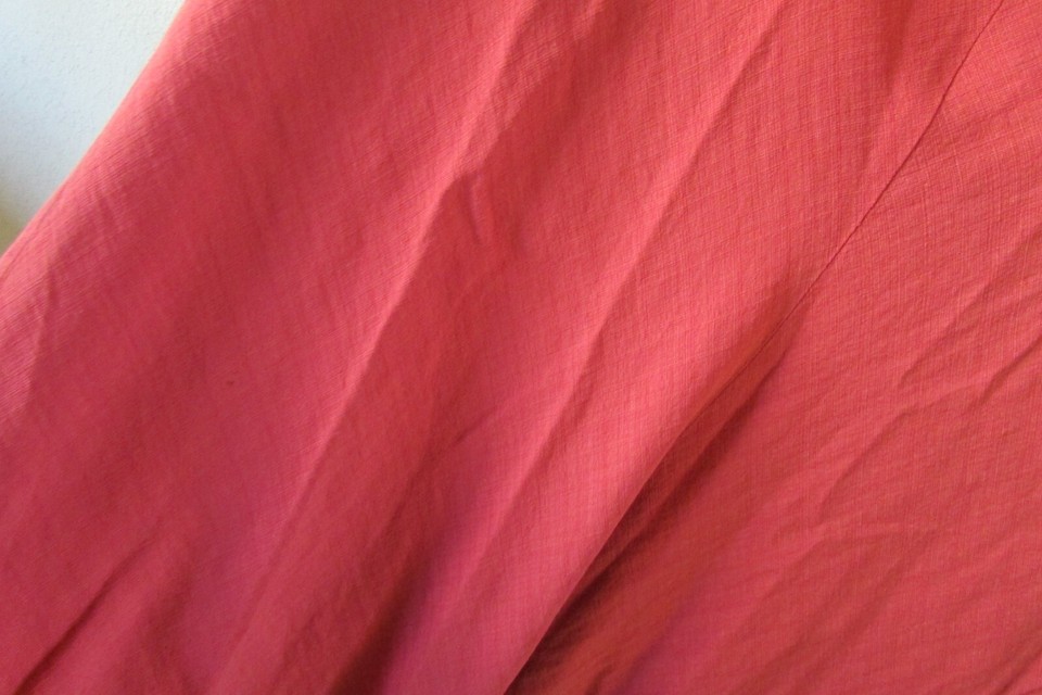 NEW EILEEN FISHER M MELON ITALIAN FABRIC CALF LENGTH A SHAPE SKIRT