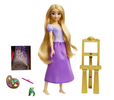 Disney Princess Art Stories 12'' Rapunzel and Character Friend & 3 Accessory NEW