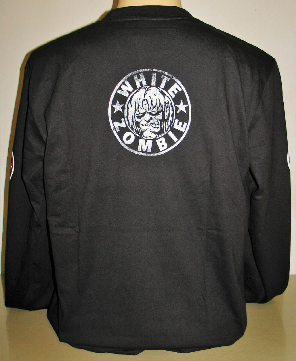 White Zombie Long Sleeve T-Shirt Size S M L XL 2XL 3XL Heavy White Zombie Long Sleeve T-Shirt Size S M L XL 2XL 3XL Heavy