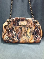 Marc Jacobs MAE Python & Sequins Antique Rose Ladies Shoulder Bag