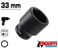 "Kraft Power Schlagschrauber Nuss 3/4\" Stecknuss 33 Mm SteckschlüSsel 6-Kant Kurz"