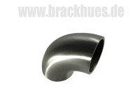 Edelstahl Schweissbogen Bogen Rohrbogen 90° V2A Geschliffen K240 Ø 33,7 X 2Mm