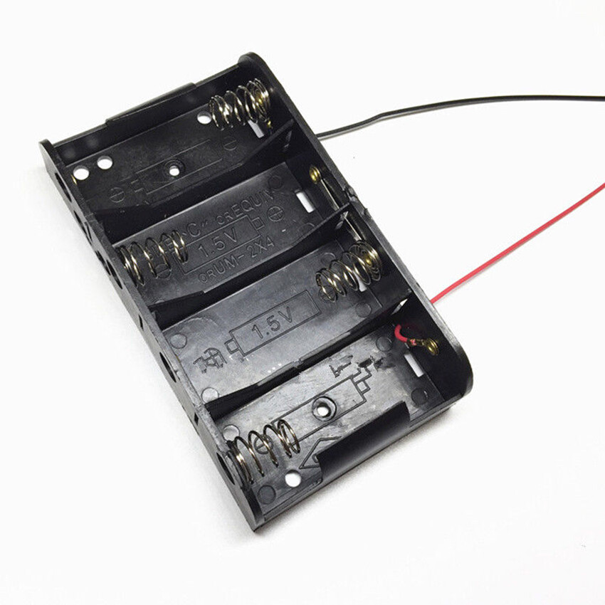 1PCS C Size Type x Battery Power Supply Holder Case Box With Wire  Lead