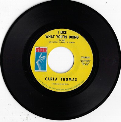 CARLA THOMAS i like what you're doing U.S. STAX 45rpm STA-0024_1969 ***MINT***