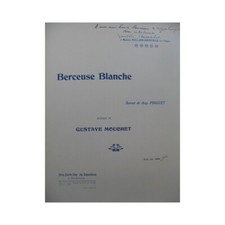 Mochet Gustave Berceuse Weiß Widmung Gesang Piano