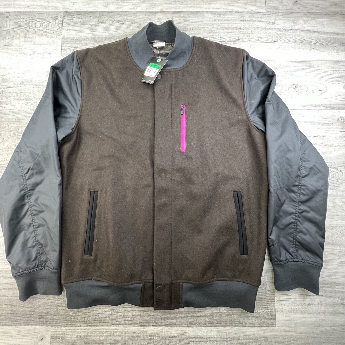 Nike Sportswear NSW Mens Wool Destroyer Varsity Jacket Zip Nike Sportswear NSW Mens Wool Destroyer Varsity Jacket Zip