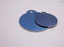 Wholesale GoScribe Premium Non Anodized Edge Pet Tags. Bulk pkg of 1000 tags.