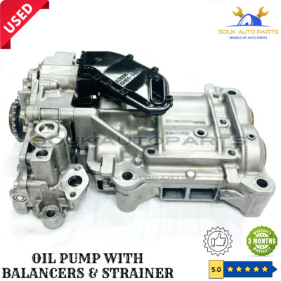 SH01117K0 OIL PUMP WITH BALANCER AXLES & STRAINER MAZDA SH01 SHY1