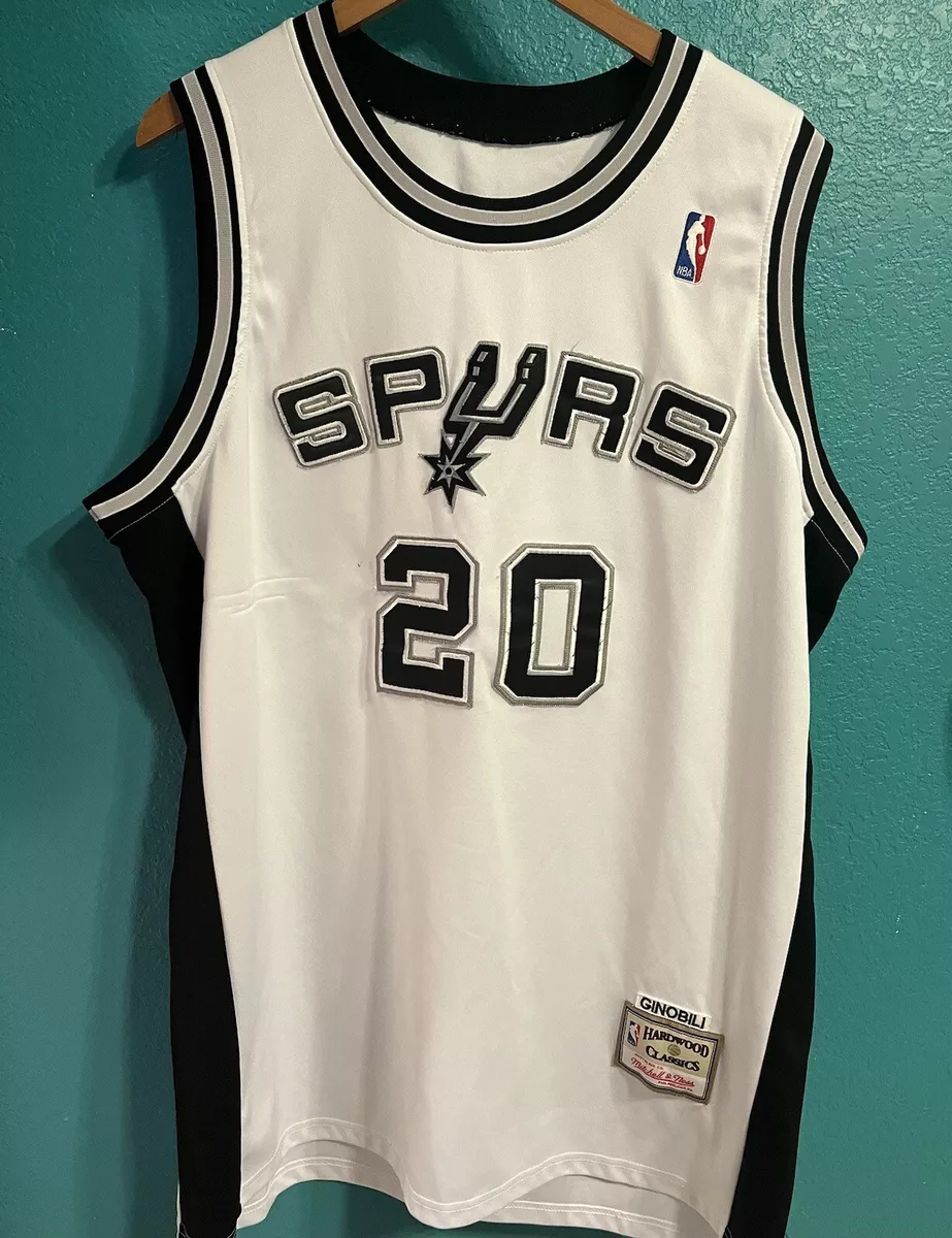 Vintage San Antonio Spurs Manu Ginobili Stitched Jersey Size