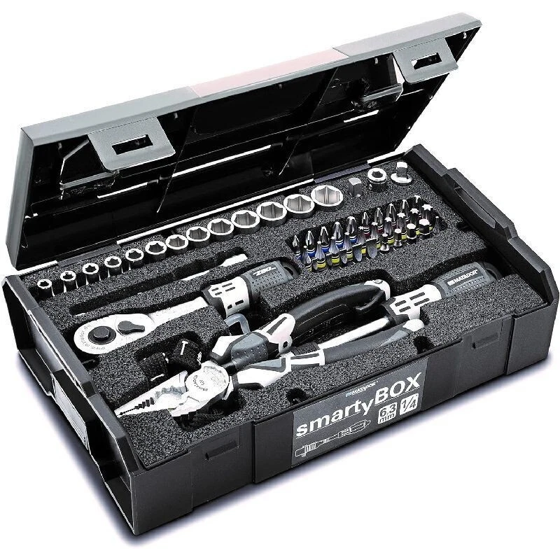 MATADOR Steckschlüssel-Satz smartyBOX S1, 61-tlg., 1/4
