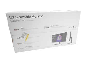 LG 34WQ500-B 34 inch Widescreen LCD Monitor for sale online | eBay