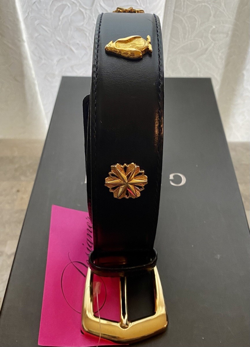 AUTHENTIC ESCADA leather belt from Germany. Vintage Escada Belt – Yellow Leather – Made in West Germany  main image 3