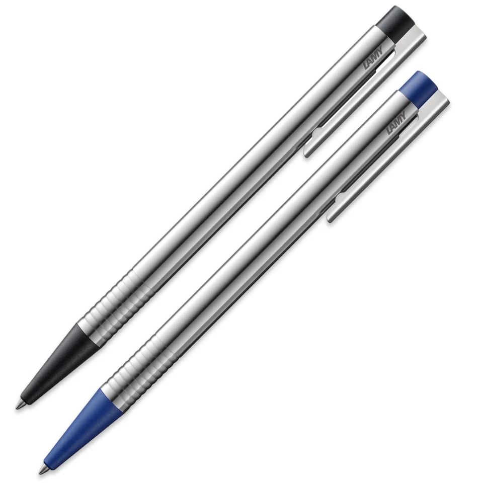 LAMY logo Kugelschreiber 205 Silber Stärke M M16 Großraum Mine Metall Farbwahl