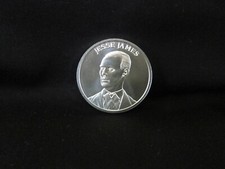 Wild West Legends Series Jesse James 1 oz .999 Silver Limited USA Made BU Round 82.35 per troy oz