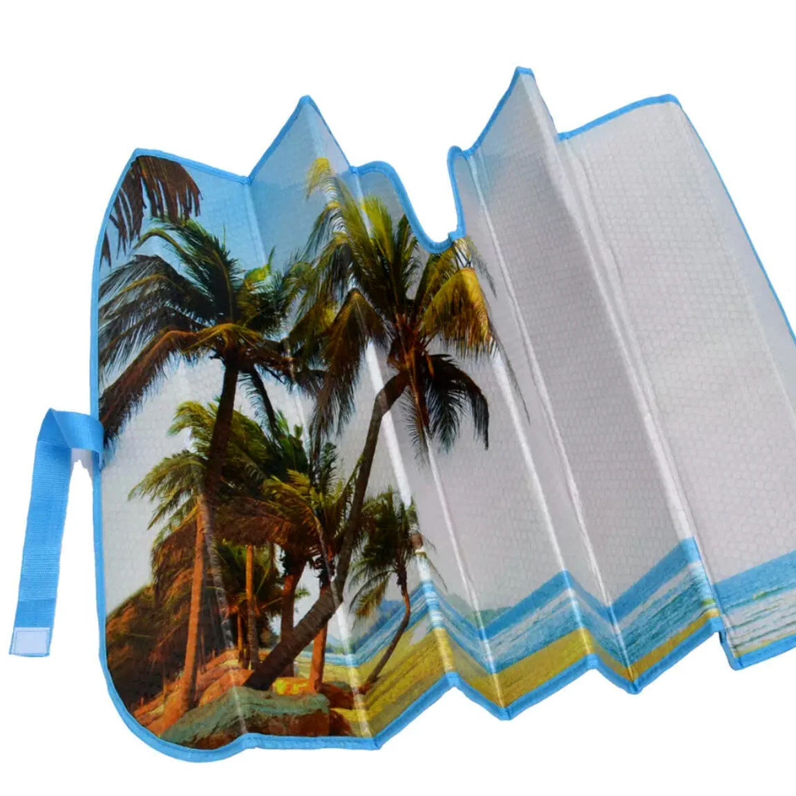 For Chevy New Large 57x27 Beach Car Windshield Popups Sunshade Bundle