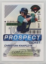 2024 Panini Prospect Edition Purple 7/99 Christian Knapczyk #54 8d2