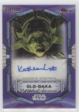 2022 Finest Star Wars Purple Refractor 36/299 Kathleen Gati as Old Daka Auto 2k3