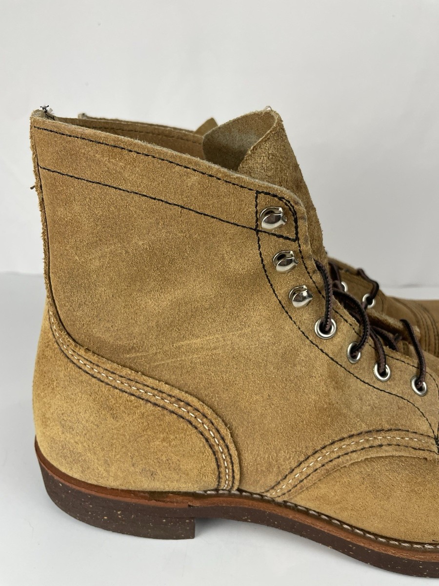 Red Wing Iron Ranger 8113 Hawthorne Muleskinner Roughout Boots