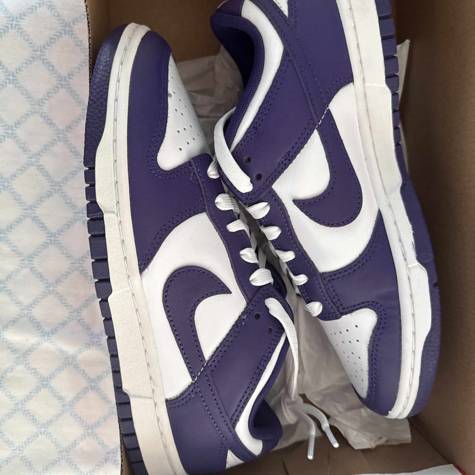 Talla 7.5 - Nike Dunk Low Retro Court Purple 2022