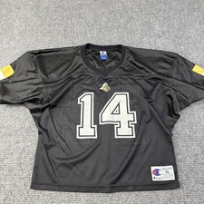 Vintage Purdue Boilermakers Jersey Mens XL Black Pro Cut Football Champion 14
