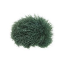 Furry Microphone Windscreen 5mm x 55mm for Microphone Green 1 Pack