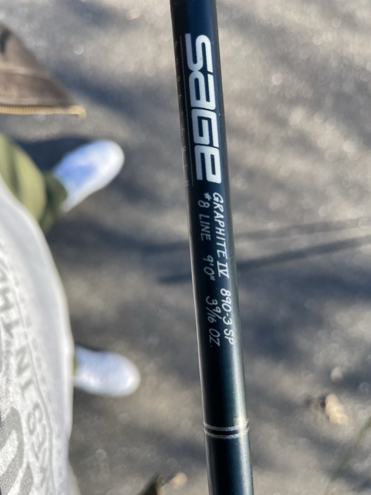 Sage SP 890-3 Graphite IV 9′ line #8 trout fly rod with tube