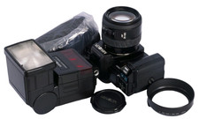 Minolta Alpha 7000 35mm Film AF SLR c/w AF Zoom 35-105mm Lens &amp; 4000AF Flash Kit