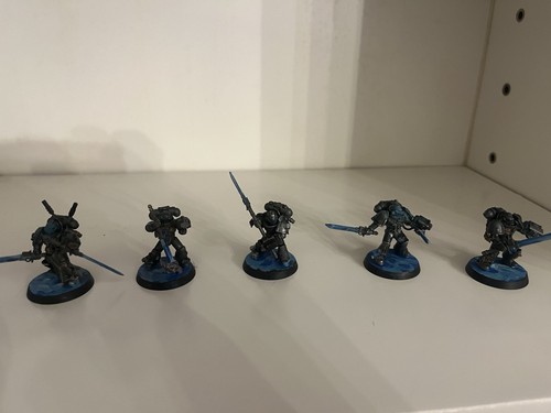 Warhammer 40k Grey Knights Strike Squad Assembled x5 Games Workshop