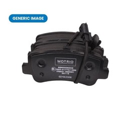 Brake Pad Set For Disc Front 52.5mm Height Fits Vauxhall Corsa Corsavan Opel