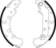 HELLA PAGID Bremsbackensatz 8DB 355 002-411 für MAZDA FUSION STREET FIESTA KA 5