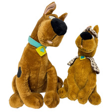 Lot Of 2 Vintage Scooby-Doo Plush Stuffed Animals Dog Cartoon Network