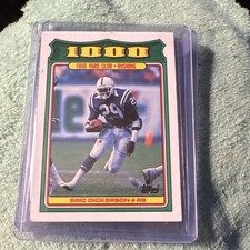 Topps 1988 1000 Yard Club Insert Eric Dickerson #2 Colts Football Card