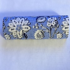 Vera Bradley Blue White Floral Hard Case Glasses Sunglasses Flip Top