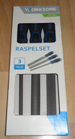 Raspel-Set,3-Teilig,Rund/Halbrund/Flach,200 Mm LäNge,Neu!