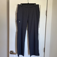 Women  s Greys Anatomy Signature Scrub Pants Charcoal Size Medium