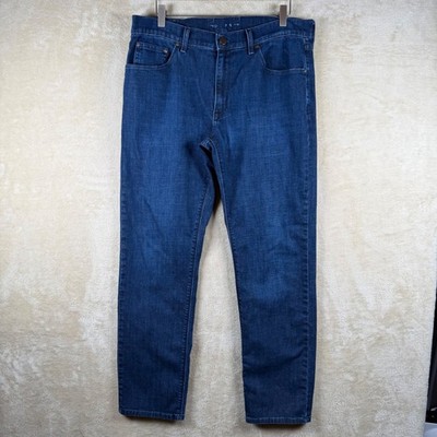 Mott & Bow Men's 36x32 Slim Mosco Dark Wash Stretch Denim Jeans Comfort