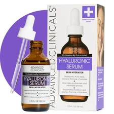 Advanced Clinicals Hyaluronic Acid Serum For Face | Moisturizing Facial Skin Car