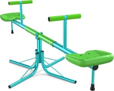 Seesaw, Sit and Spin Teeter Totter, Swiveling 360  Rotating for Ages 4-8, Safety