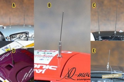 CMC EXOTO 1/18 Scale Autoart R390 787B XJR9 Antenna Car Model Accessories Decor