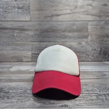 Blank Canvas Red Hat Cap Adjustable Snapback Trucker Meshback Outdoor 