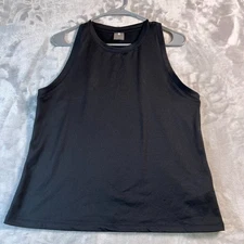 Calia Women's Everyday Halter Tank XL Pure Black WAX11233 Activewear Gym Yoga
